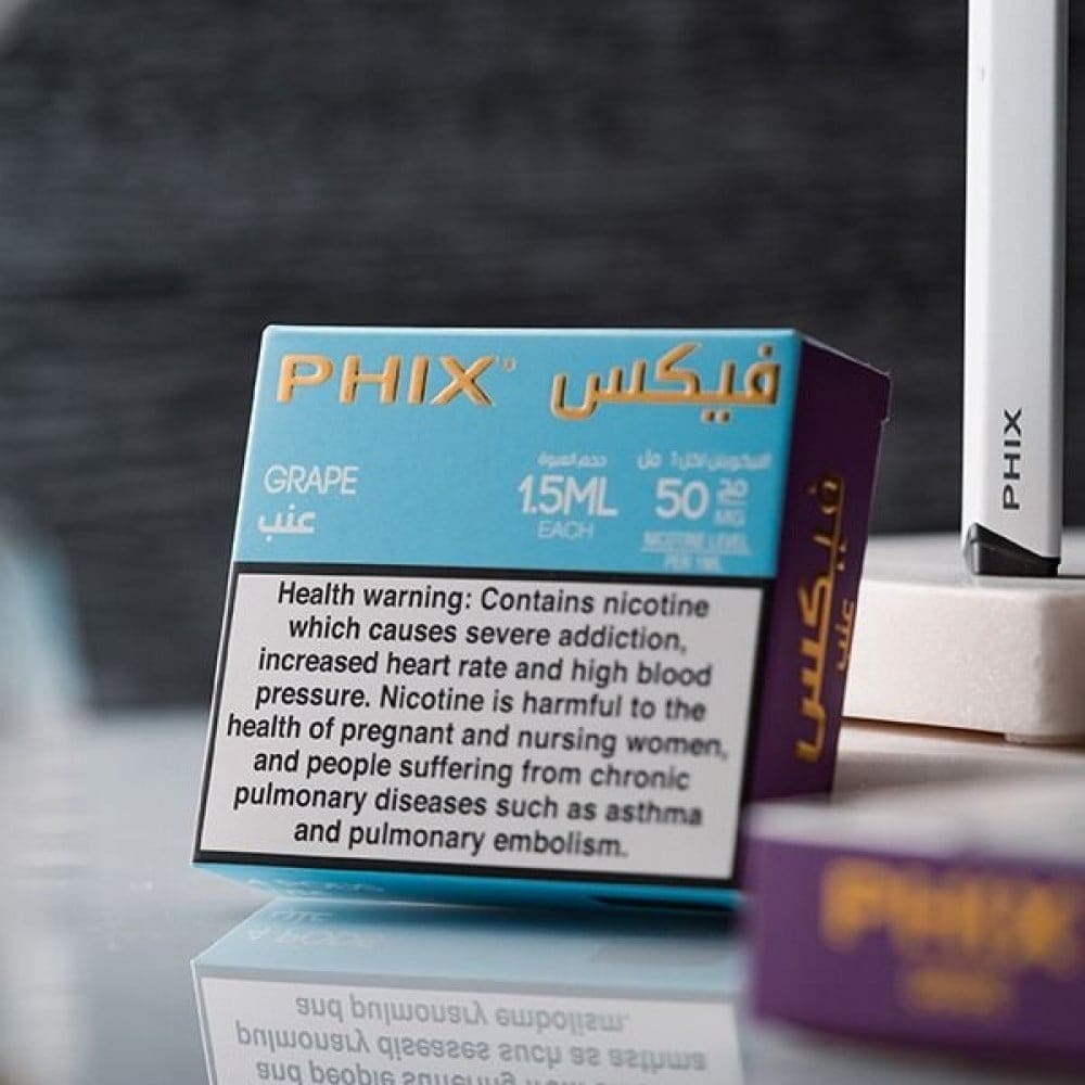 phix بودات فكس نكهة عنب ايس 50 نيكوتين