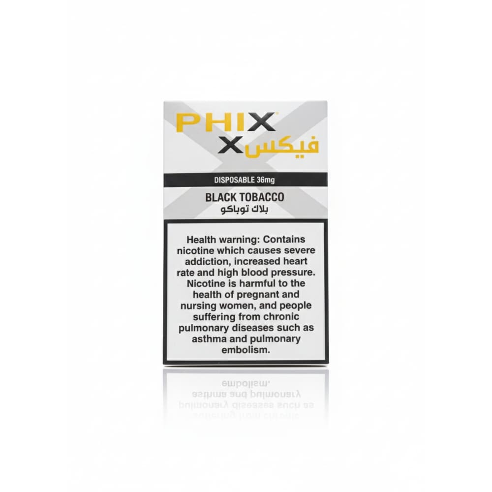 PHIX X 5000 سحبة سيجارة فكس 5000 شفطة 36 نيكوتين استخدام