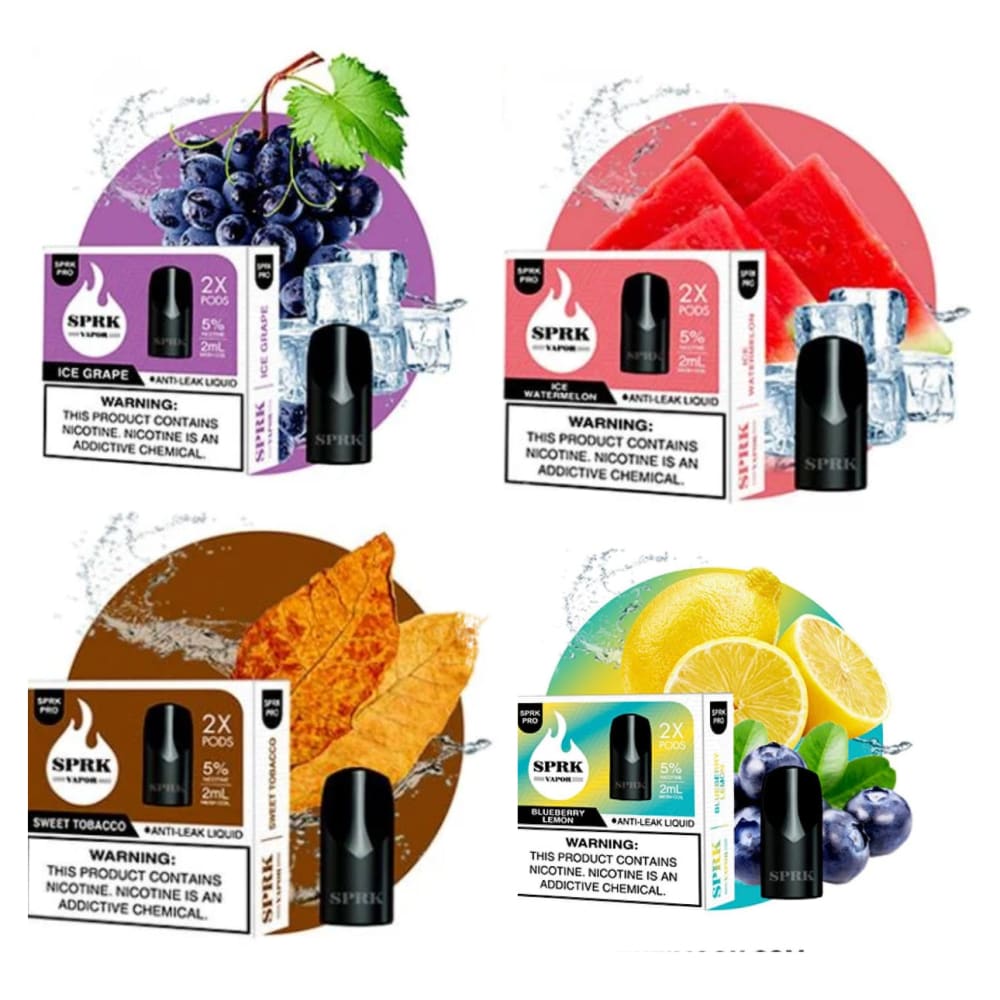 SPRK PRO بودات سبارك مايلي برو عدة نكهات 50 نيكوتين