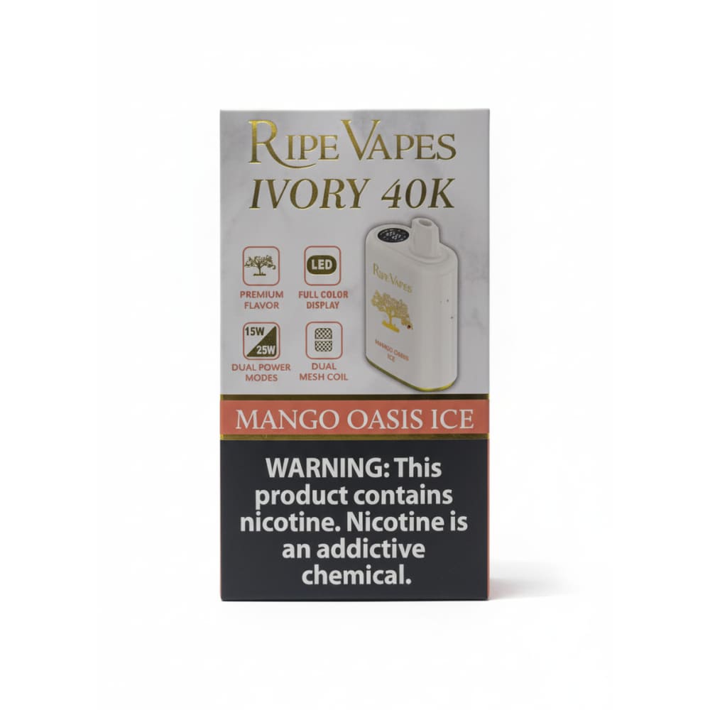 VCT Ripe Vapes IVORY سحبة سيجارة عدة نكهات رايب فيب ايفوري