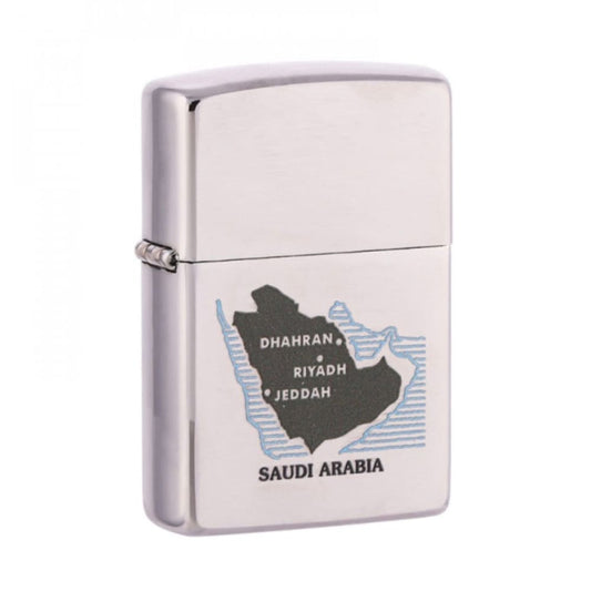 ولاعة زيبو zippo 200 SAUDIA ARABIA MAP