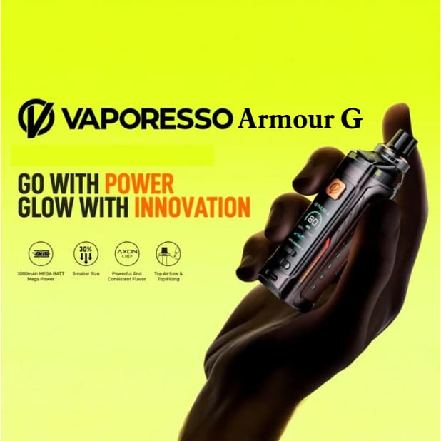 جهاز شيشة ارمور جي 80 واط من فيبريسو Vaporesso Armour G