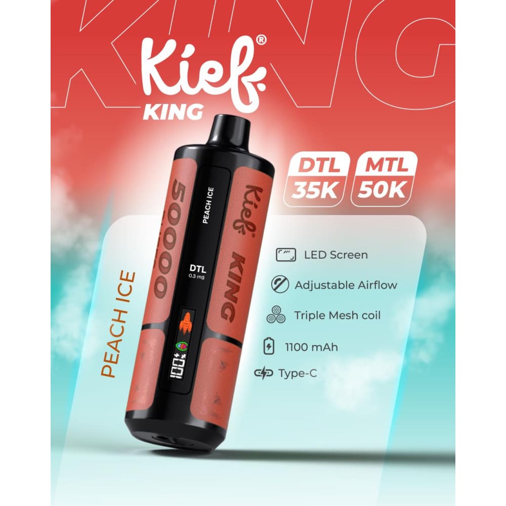 جهاز فيب شيشة كيف كينج 3 نيكوتين 50000 شفطة عدة نكهات