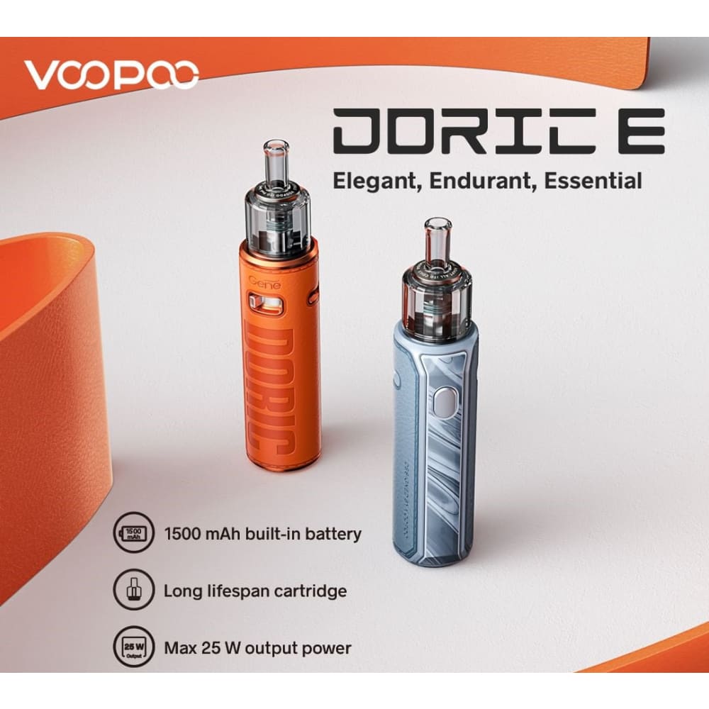 جهاز سحبة و شيشة دوريك اي من فوبو Voopoo Doric E Kit