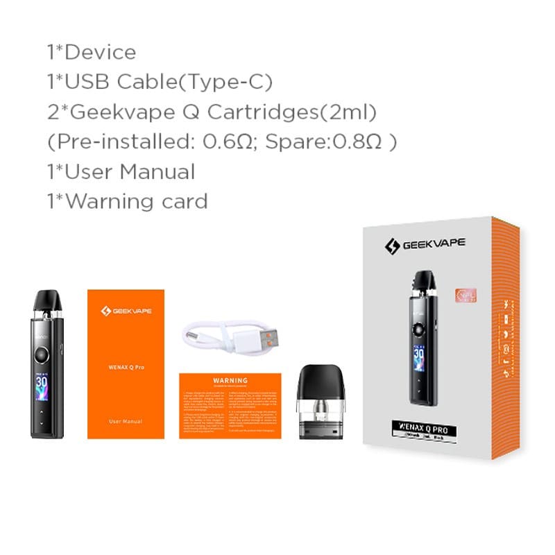 جهاز سحبة و شيشة ويناكس كيو برو من WENAX GEEK VAPE Q Pro