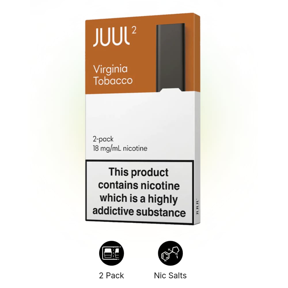 JUUL 2 virginia tobacco بودات سحبة جول