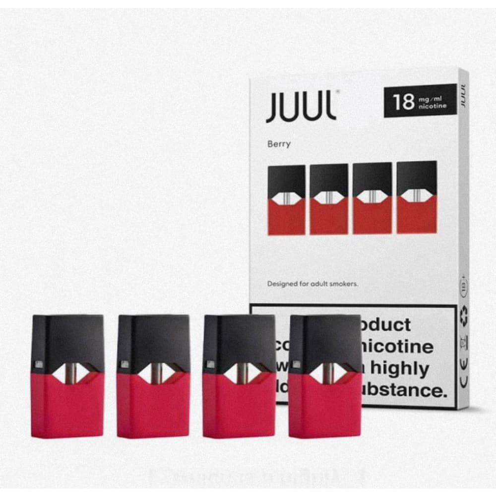 JUUL بودات سحبة جول نكهة بيري - نيكوتين 18