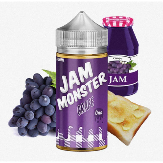 نكهة فيب جام مونستر مربى عنب 100 مل JAM MONSTER - نيكوتين 3