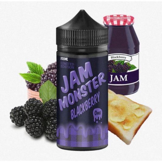 نكهة فيب جام مونستر مربى توت اسود 100 مل JAM MONSTER -