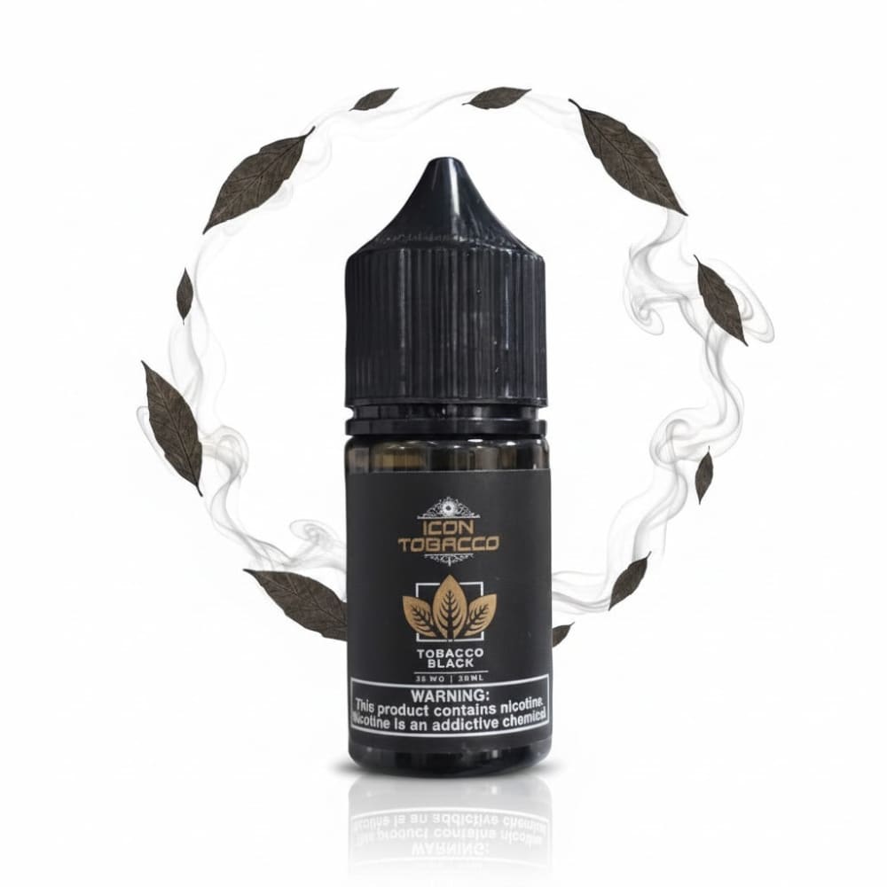 نكهة توباكو اسود من ايكون فيبر سولت نيكوتين ICON VAPER