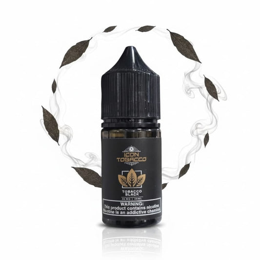 نكهة توباكو اسود من ايكون فيبر سولت نيكوتين ICON VAPER