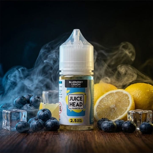 نكهة جوس هيد توت ازرق ليمون ايس سولت نيكوتين JUICE HEAD