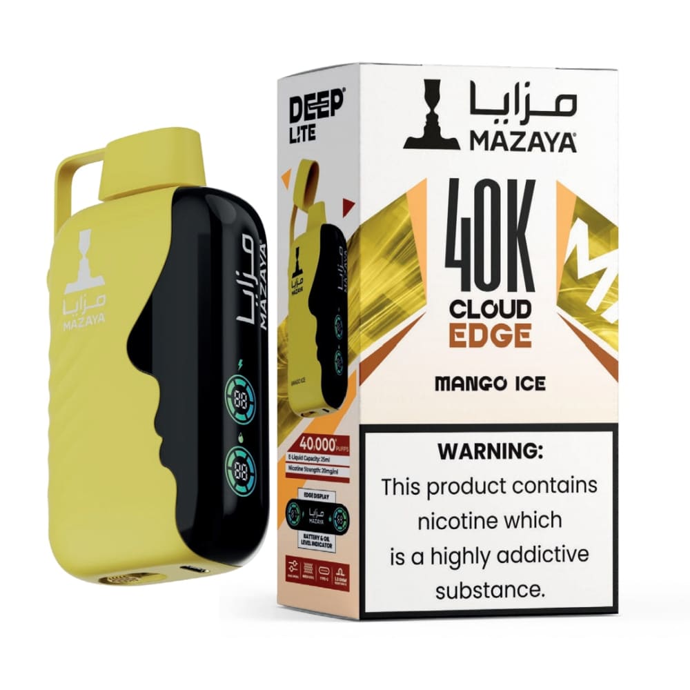 MAZAYA جهاز سحبة مزايا 40000 شفطة 50 نيكوتين عدة نكهات