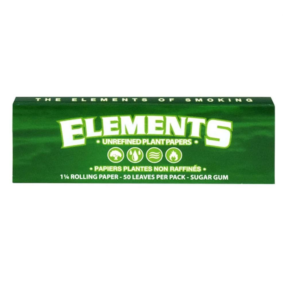 ورق لف اخضر كينق سايز اليمنتس ELEMENTS GREEN 1 1/4
