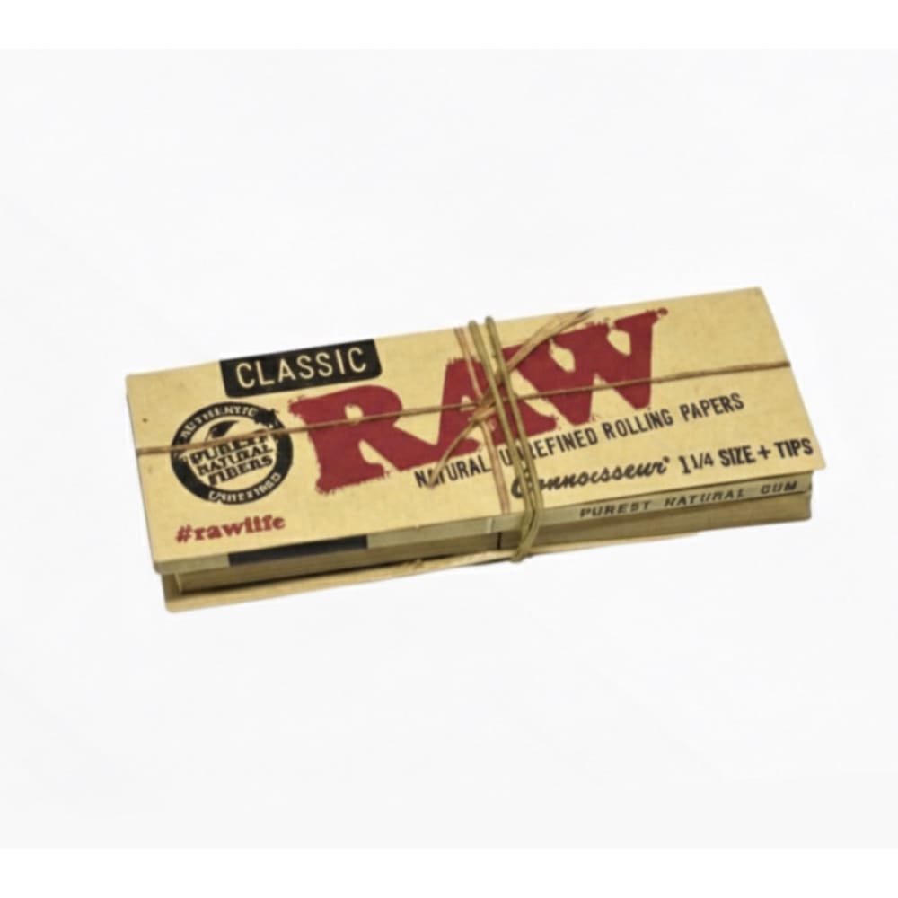 ورق راو كلاسك مع فلتر 1 1/4 raw classic + tips