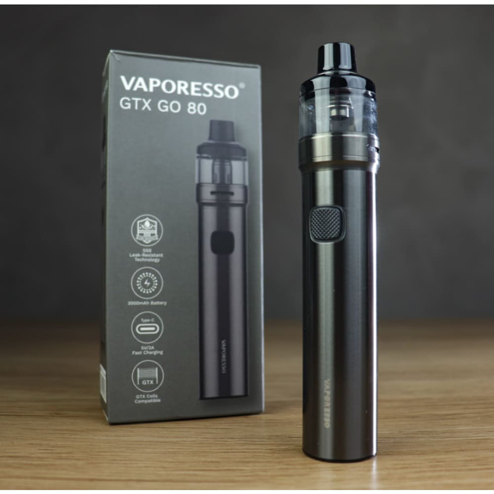 جهاز سحبة وشيشة فيبريسو جو 80 vaporesso GTX GO - رمادي