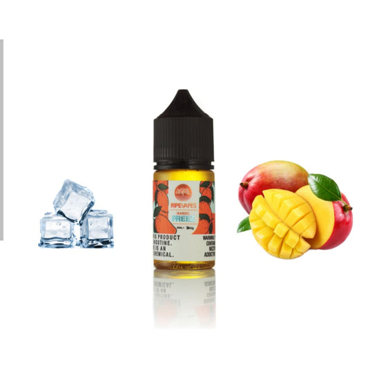 نكهة مانجو ايس سولت نيكوتين من رايب فيبز RIPE VAPES