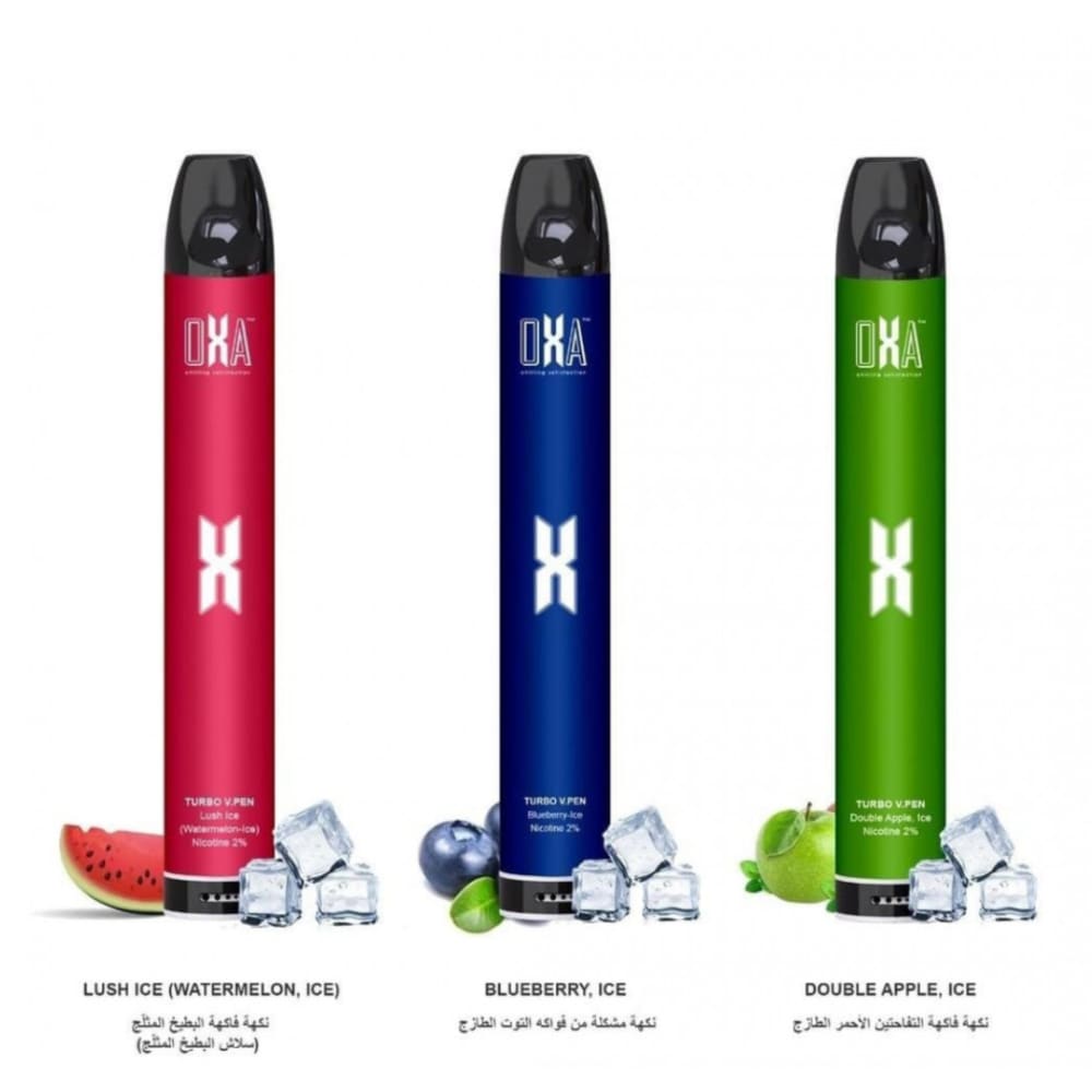 OXA سحبة سيجارة اوكسا 1500 شفطة زيرو نيكوتين عدة نكهات 